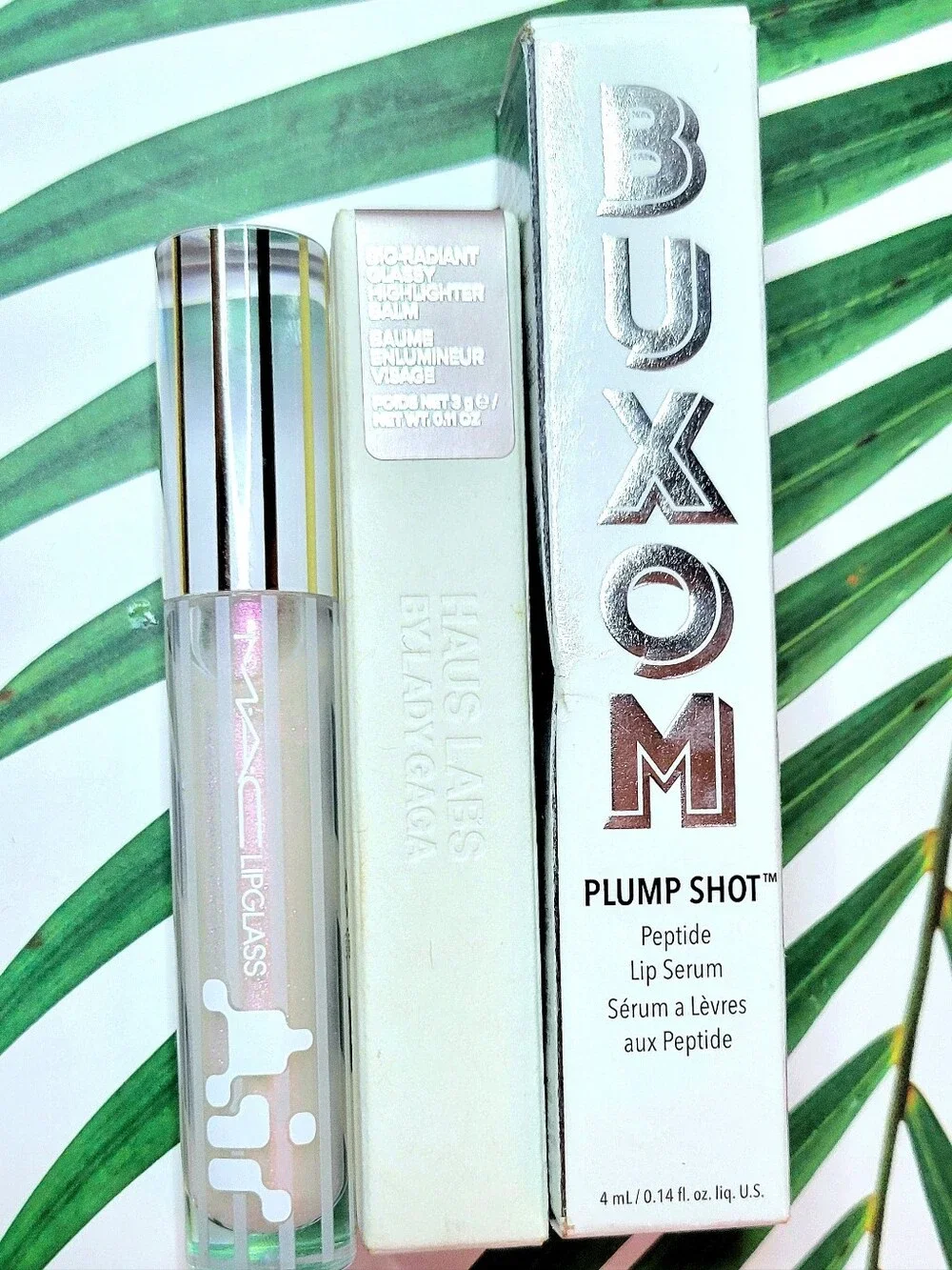 NEW HAUS LABS, MAC, BUXOM Lip Gloss & Glow Bundle Set (x3)